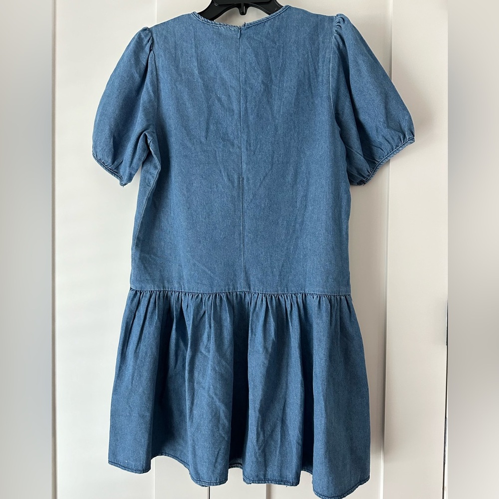 ☁️ Cloud Ten Denim Drop Waist Dress ☁️ Size S